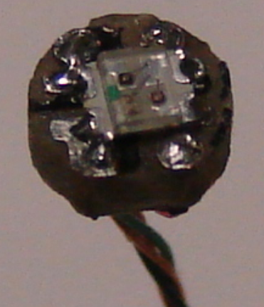 LED mounted on circuit board